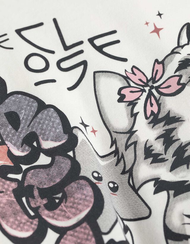 Hosszú ujjú felső - Elülső nyomtatás - pink