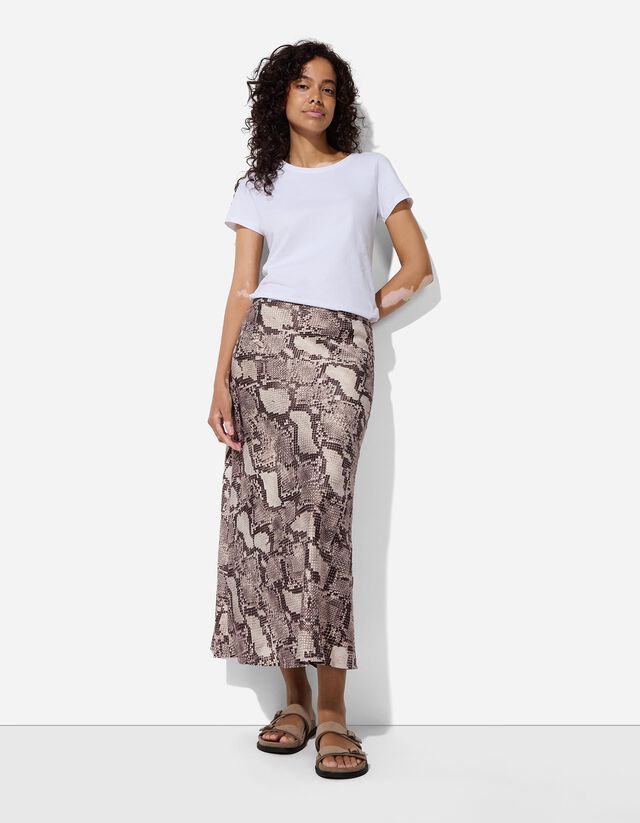 Szoknya - Párducmintás - feher