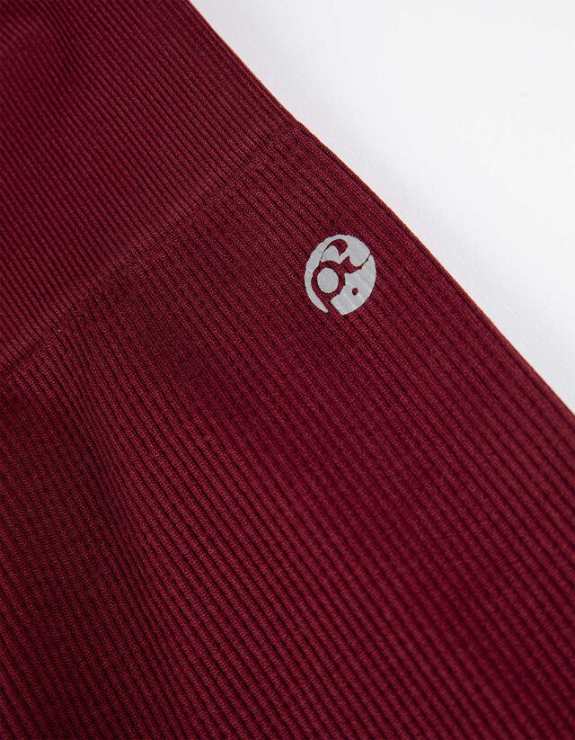 Legging - Bordázott - fekete