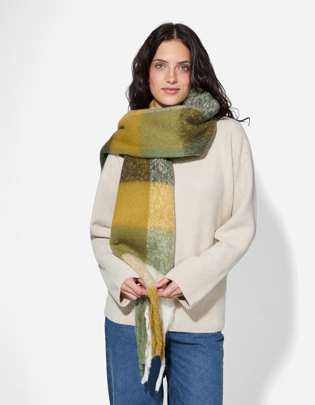 Sál - Kockás - bézs