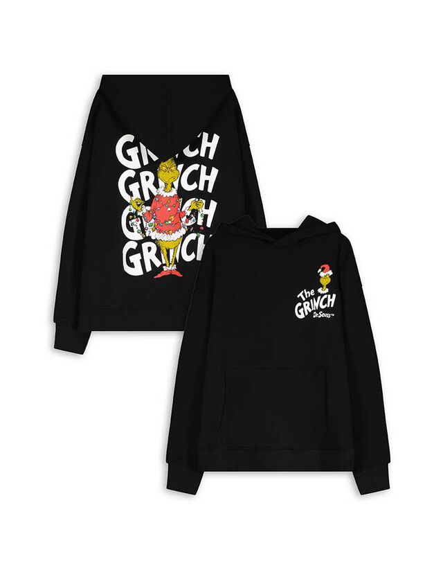 Kapucnis felső - Grincs - fekete