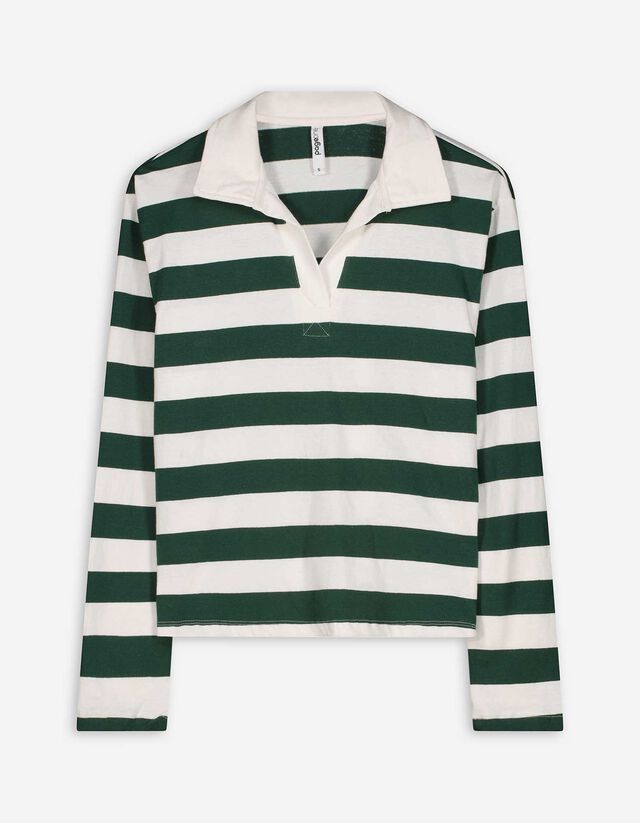 Hosszú ujjú póló - Csíkos - feher