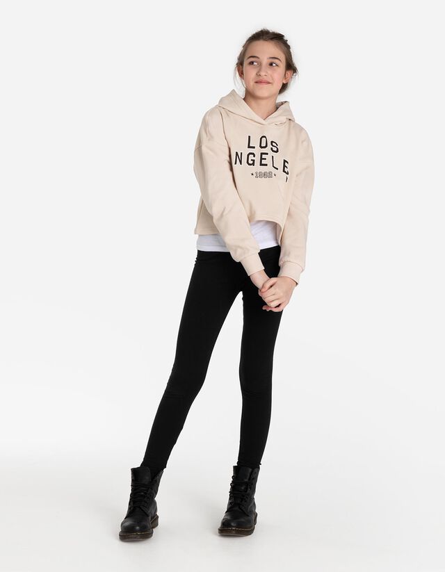 Legging - Gumis derék - fekete