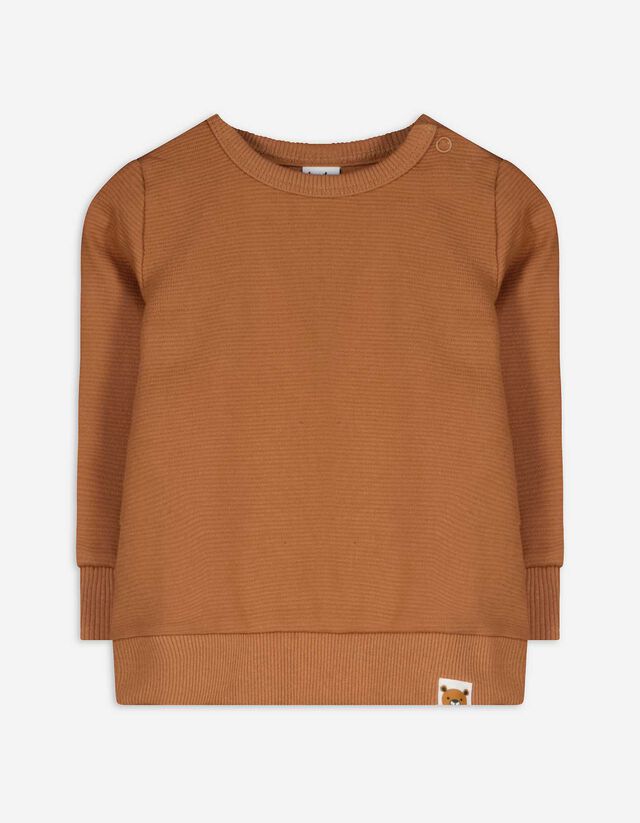 Melegítőfelső - Puha anyag - világos barna