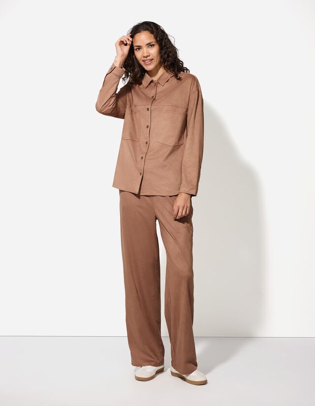 Ingdzseki - Velúr utánzat - barna