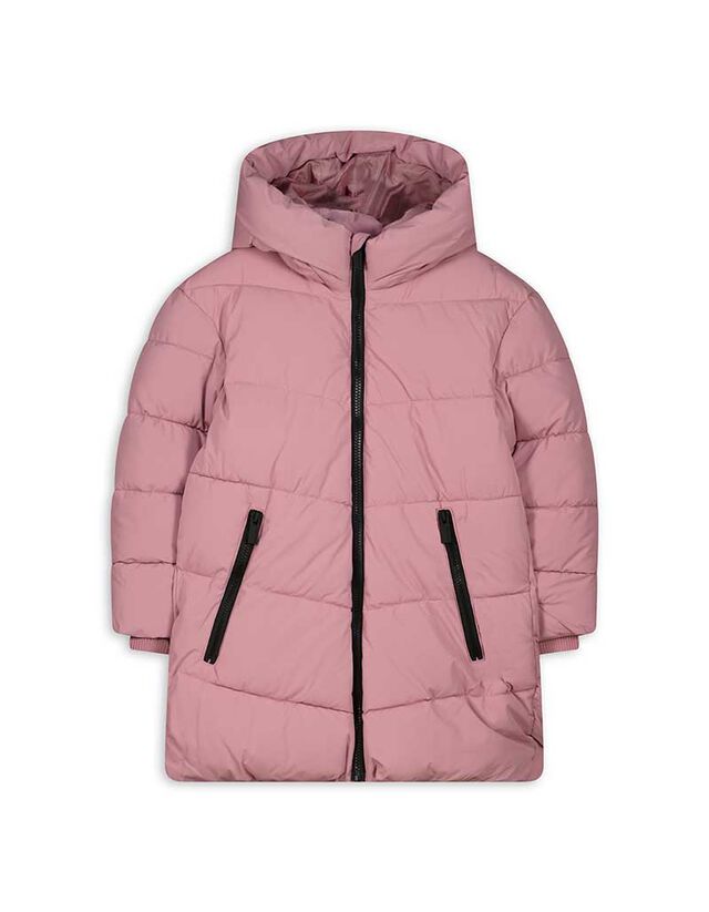 Steppelt kabát - Kapucni - lila