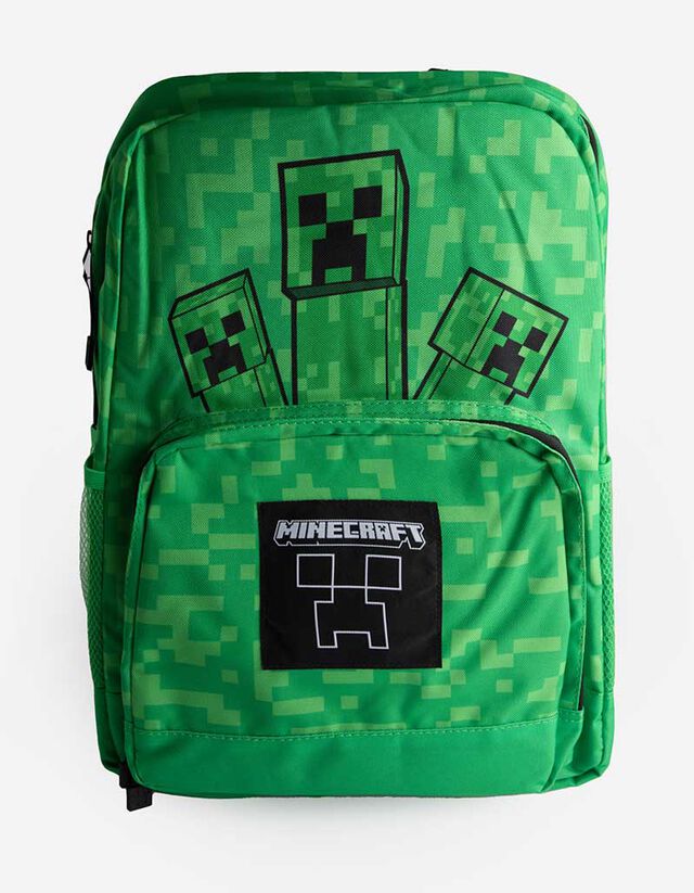Hátizsák - Minecraft - zöld