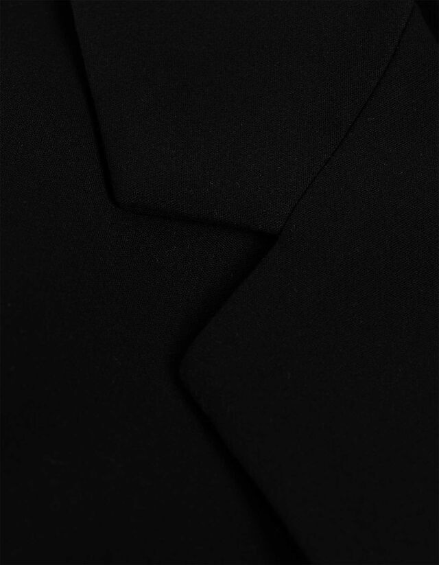 Blézer - Háromnegyedes ujjú - fekete