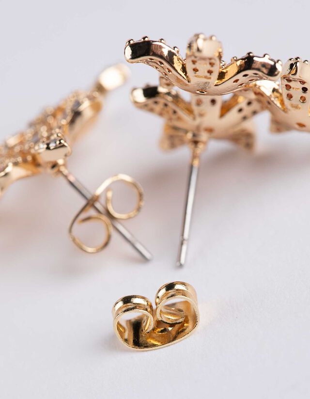 fülbevaló - Egyszínű - arany