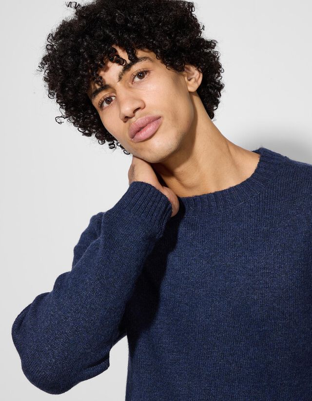 Pulóver - Kerek nyakkivágás - sotetkek