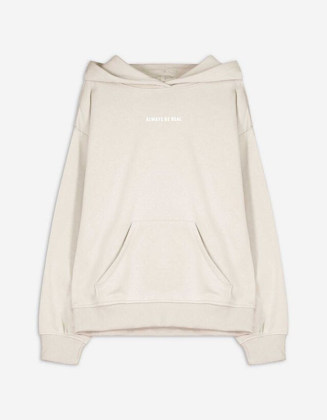 Kapucnis felső - Nyomott minta - kék