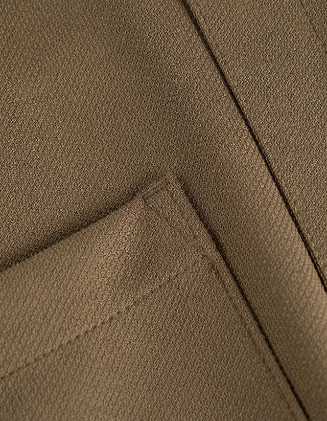 Férfi ing - Mellzsebes - sötétzöld