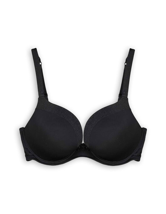 Szuper push-up melltartó - Push-up hatás - fekete