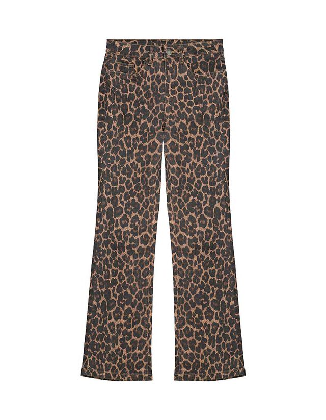 Nadrág - Enyhén bővülő fazon - bézs