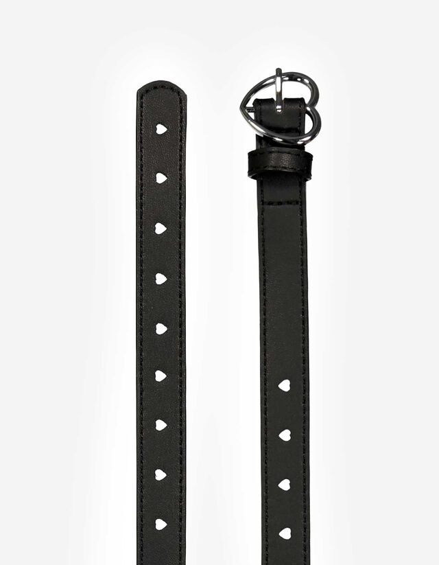 Öv - Bőrhatású - fekete