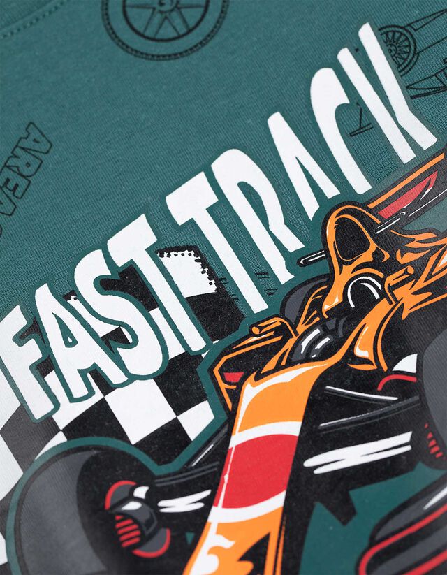 Hosszú ujjú felső - Nyomott minta - feher