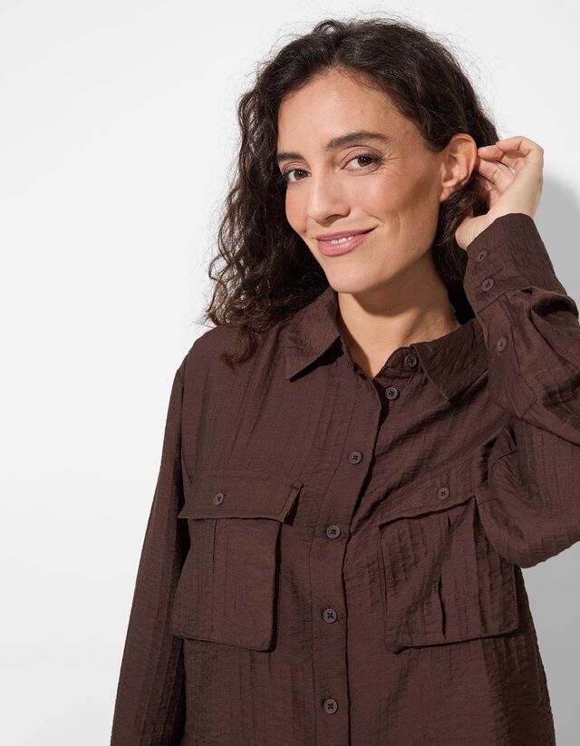 Blúz - Viszkózkeverék - piros