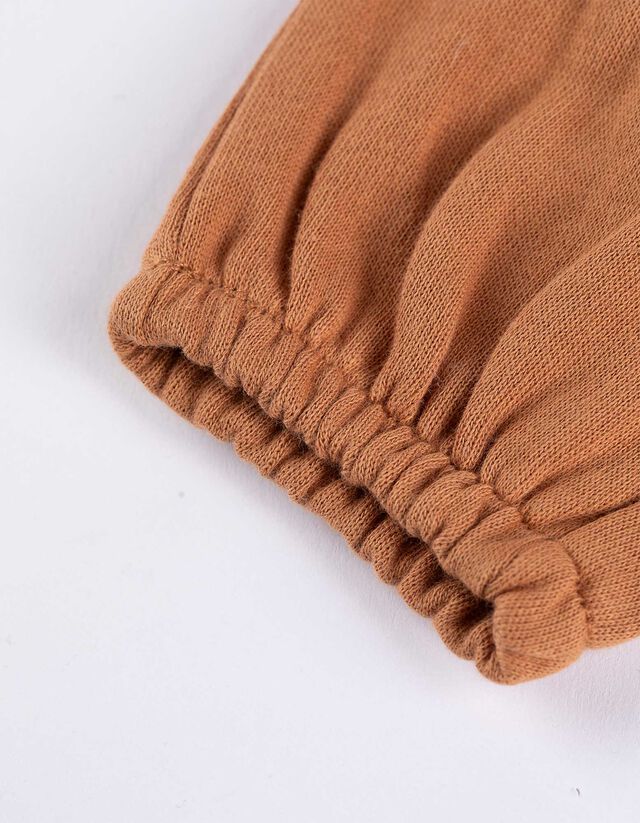 Szabadidőnadrág - Melegítőszövet - világos barna