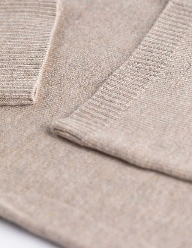 Hosszított kardigán - Foltzsebek - fekete