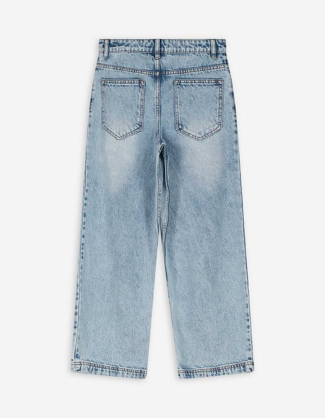 Farmernadrág - Bő fazon - fekete