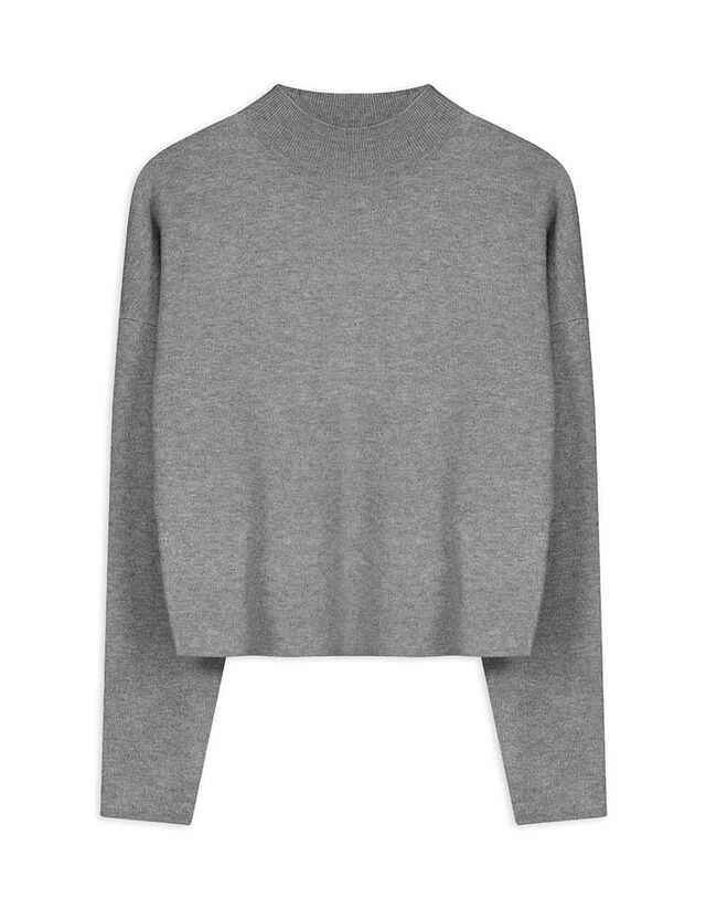 Pulóver - Garbónyakú - szürke