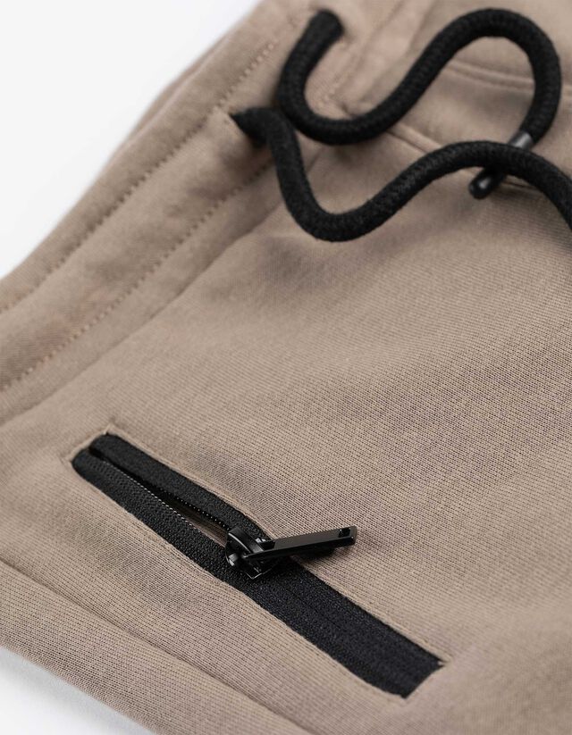 Szabadidőnadrág - Nyomott minta - sötétszürke