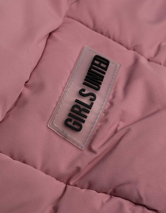 Steppelt kabát - Kapucni - lila