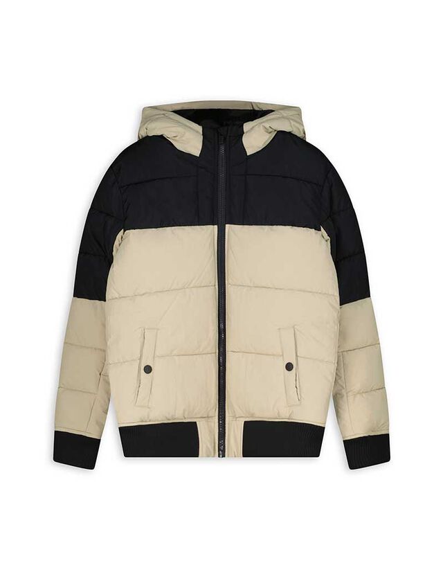 Blouson - Színes blokkolás - bézs