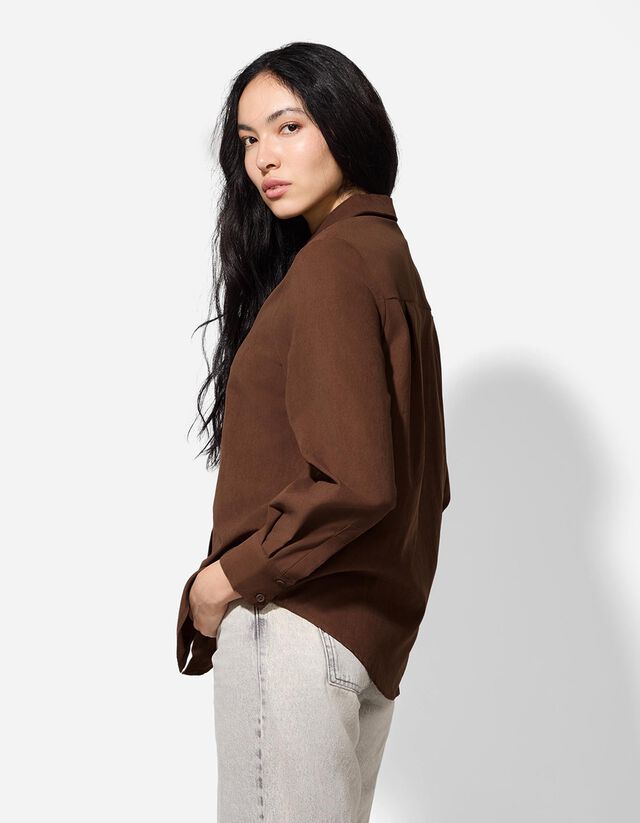 Blúz - poliészter - vilagoskek