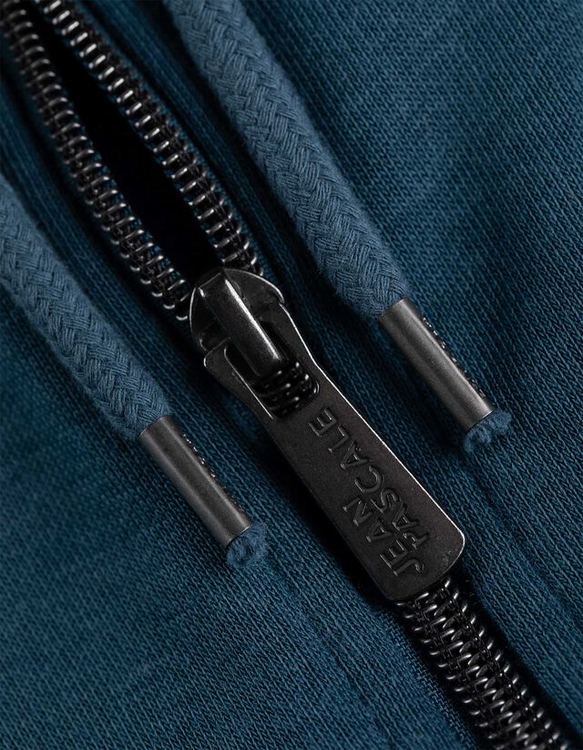 Cipzáros melegítőfelső - Zsinóros kapucni - sotetkek