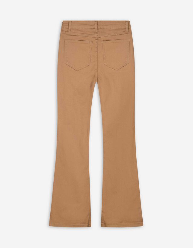 Nadrág - Enyhén bővülő fazon - világos barna