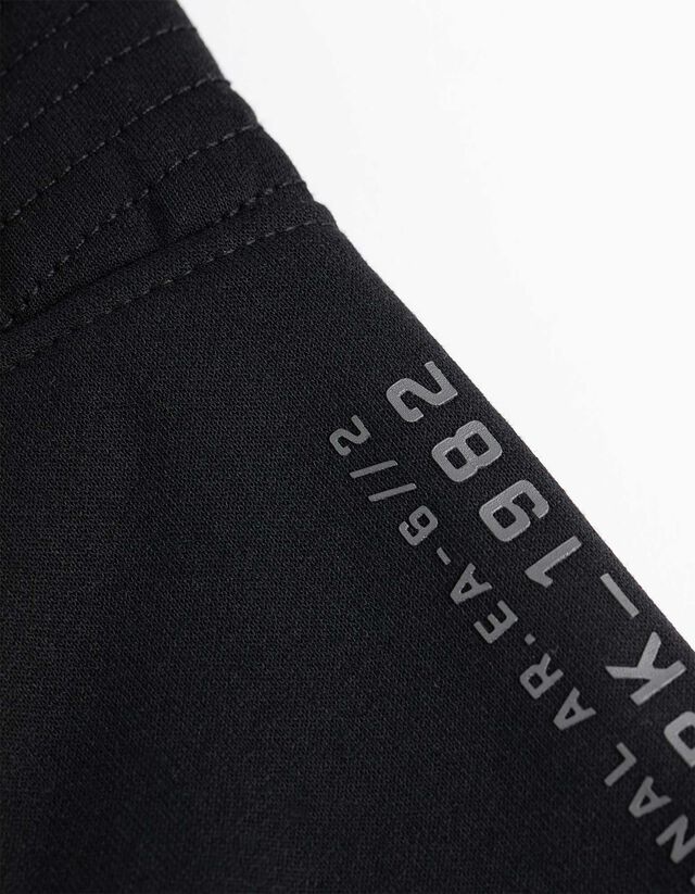 Szabadidőnadrág - Nyomott minta - sötétszürke