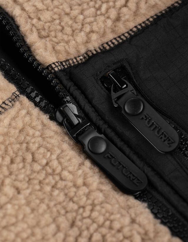 Melegítőfelső - Plüss - fekete