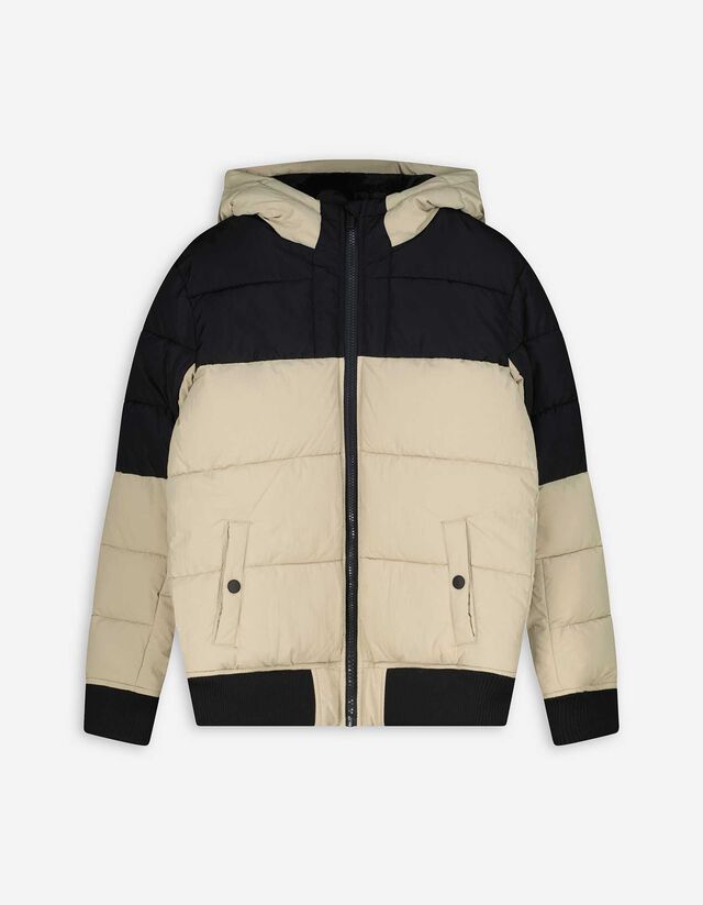 Blouson - Színes blokkolás - bézs
