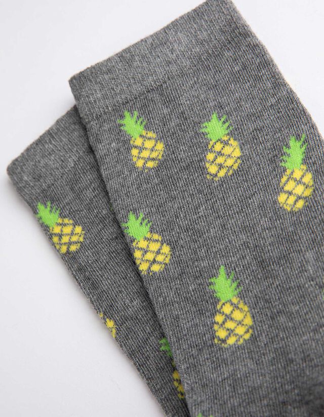 Zokni - Elszórt mintás - kék