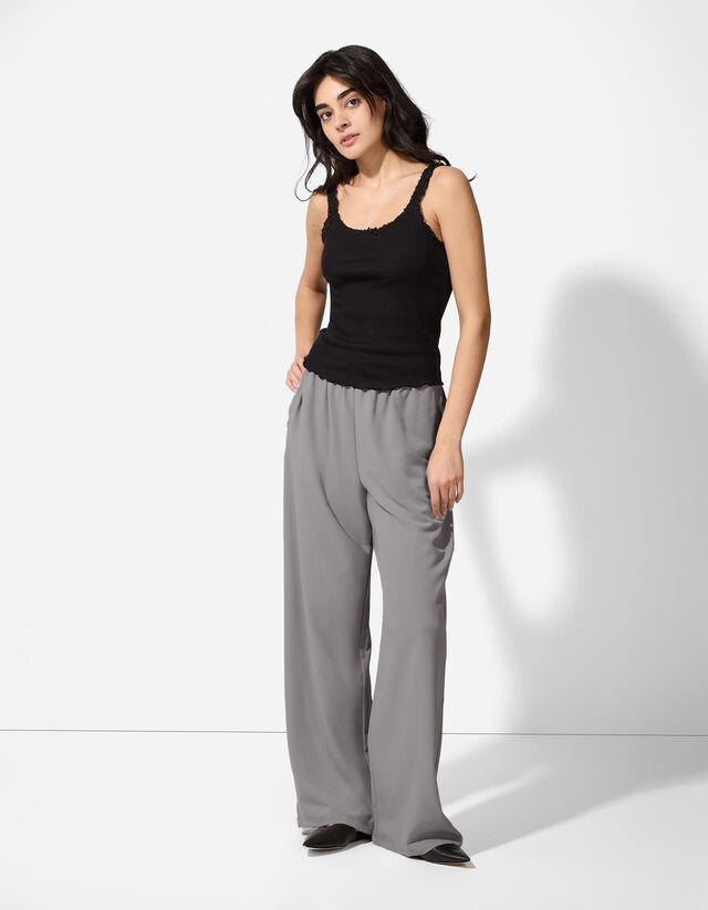 Melegítőnadrág - Széles fazon - zöld