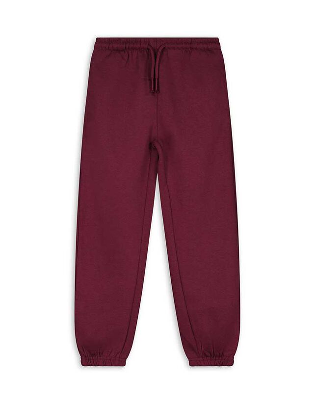 Szabadidőnadrág - Egyszínű - mélyvörös