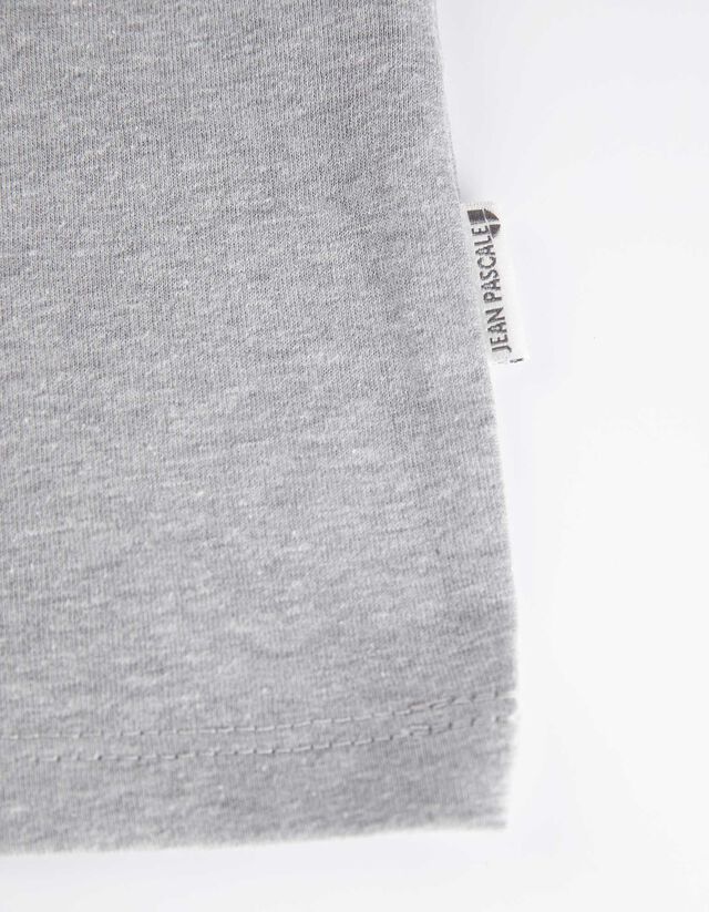 Póló - Melírozott - fekete