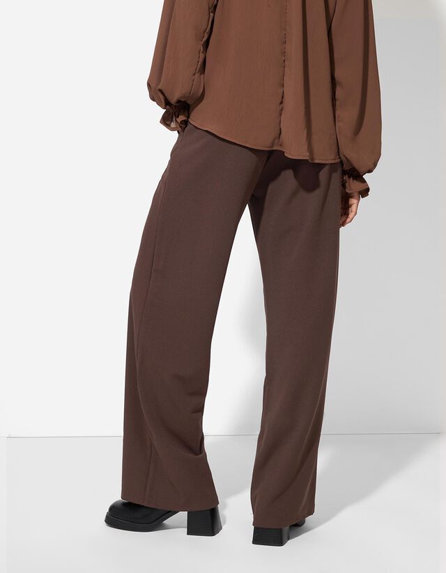 Melegítőnadrág - Széles fazon - sotetlila