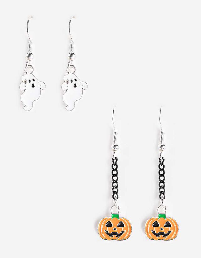 fülbevaló - 2 db-os csomag - fekete