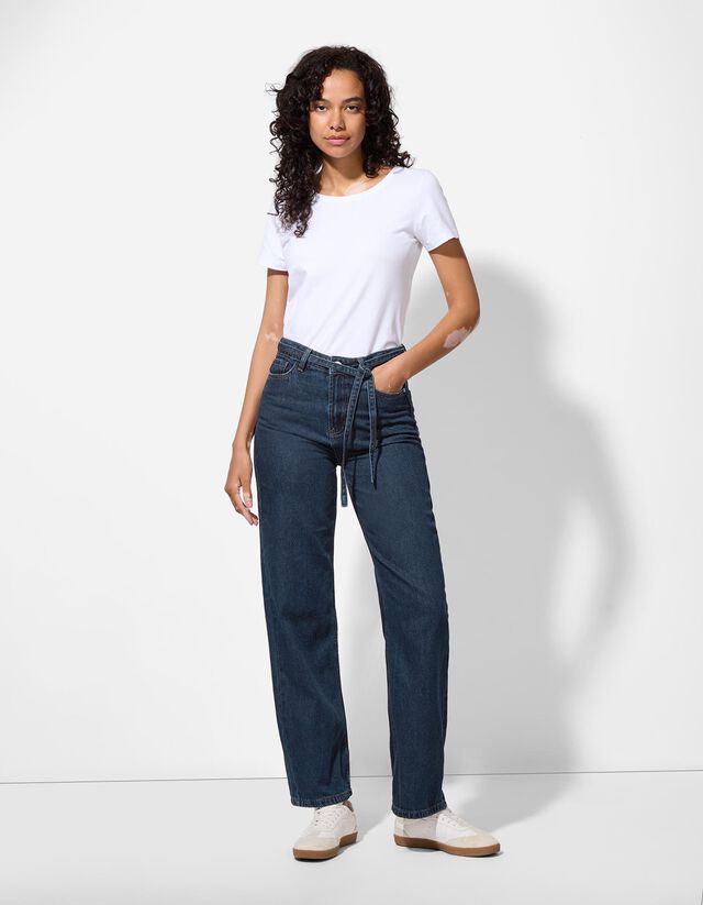 Farmernadrág - Egyenes fazon - kék