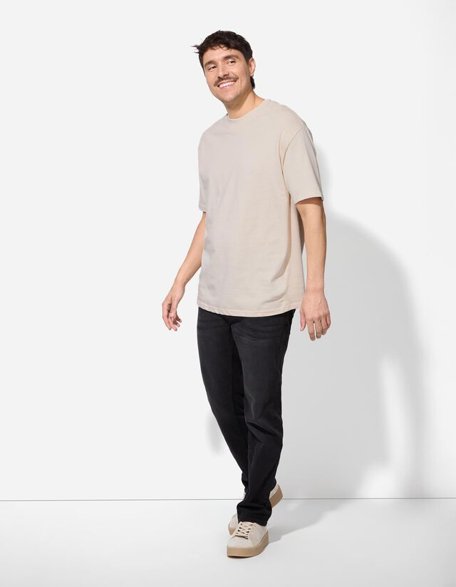 Póló - Túlméretezett fazon - világos barna