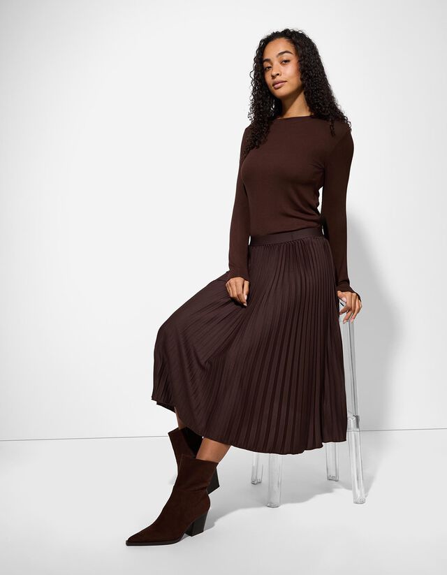 Rakott szoknya - Ráncok - feher