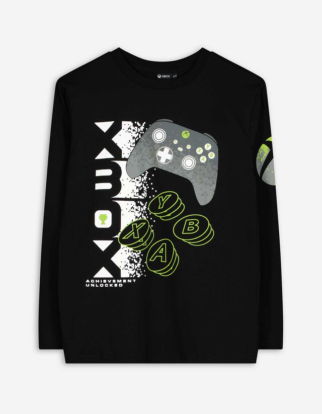 Hosszú ujjú felső - Xbox - fekete