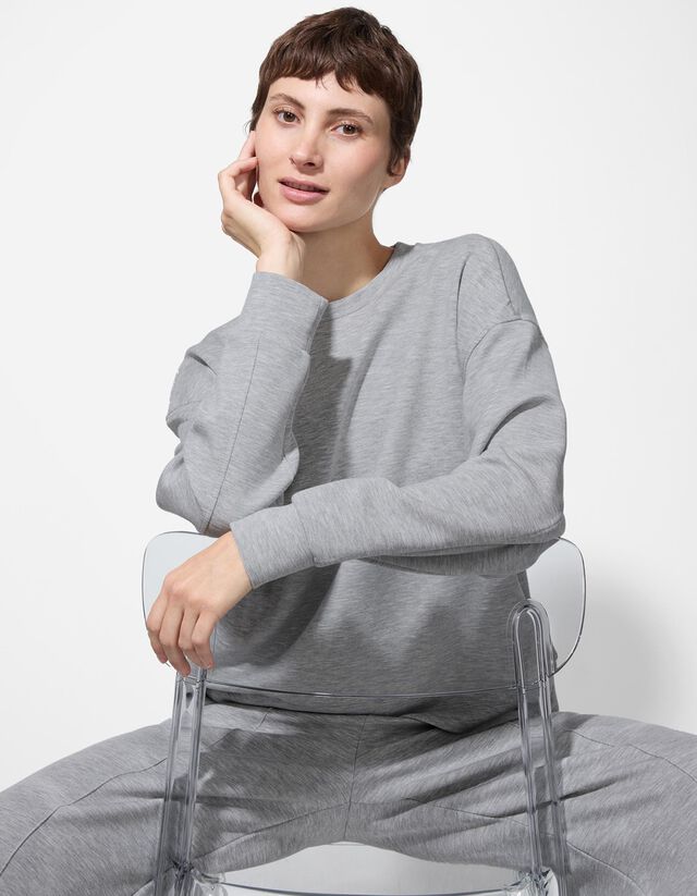 Melegítőfelső - Modál tartalom - sötétszürke