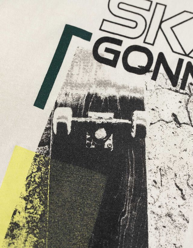 Póló - Elülső nyomtatás - fekete