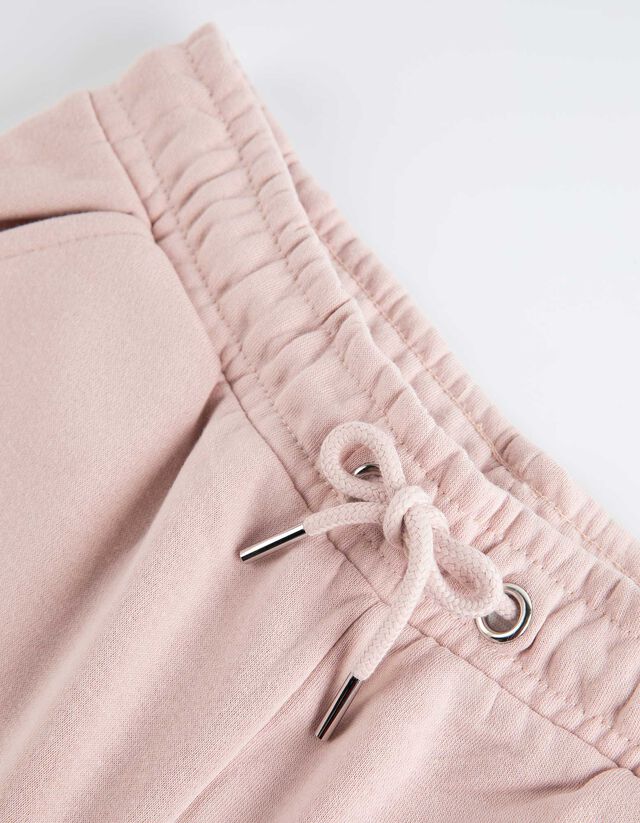 Szabadidőnadrág - Zsinóros - rozsaszin