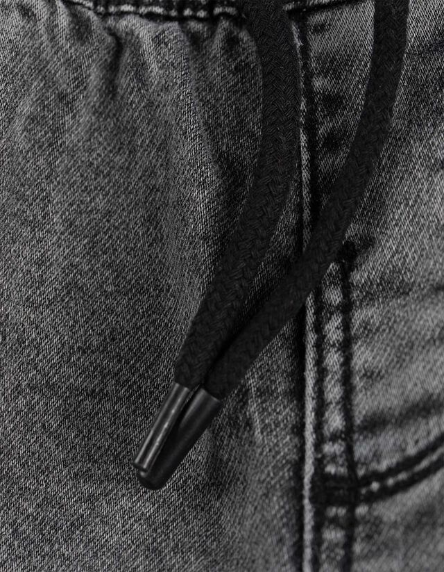 Farmernadrág - Zsinóros - szürke