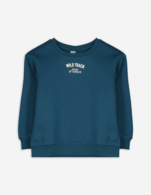 Melegítőfelső - Nyomott minta - barna