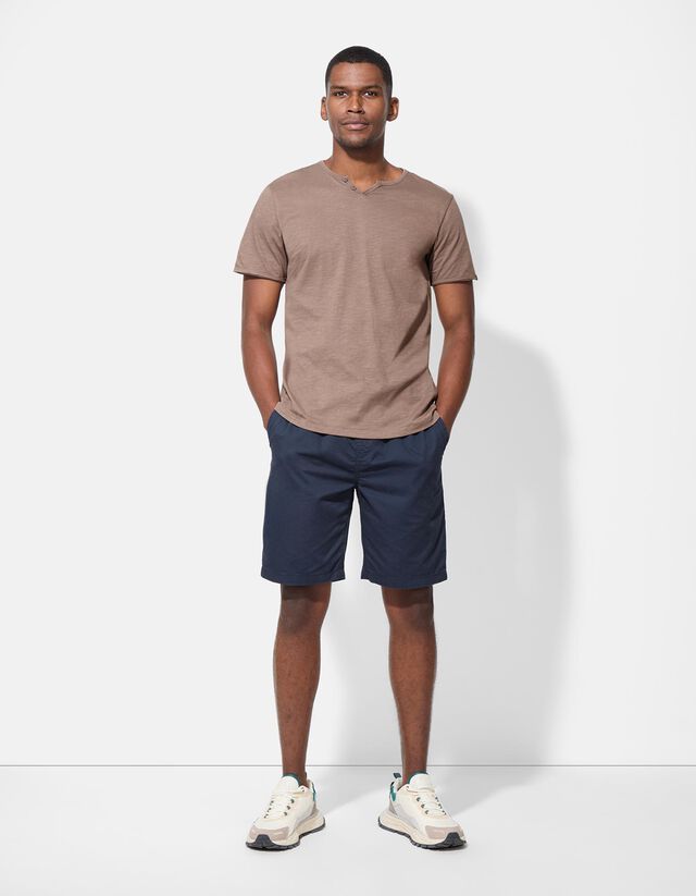 Póló - Póló nyakkivágása - sötétzöld